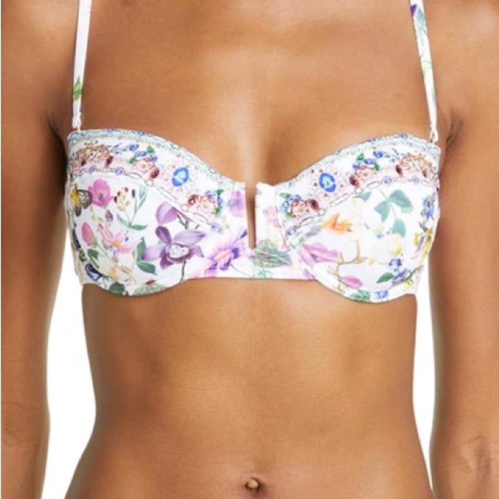 Rare Camilla Queens Bee Hive Bikini Top View 2